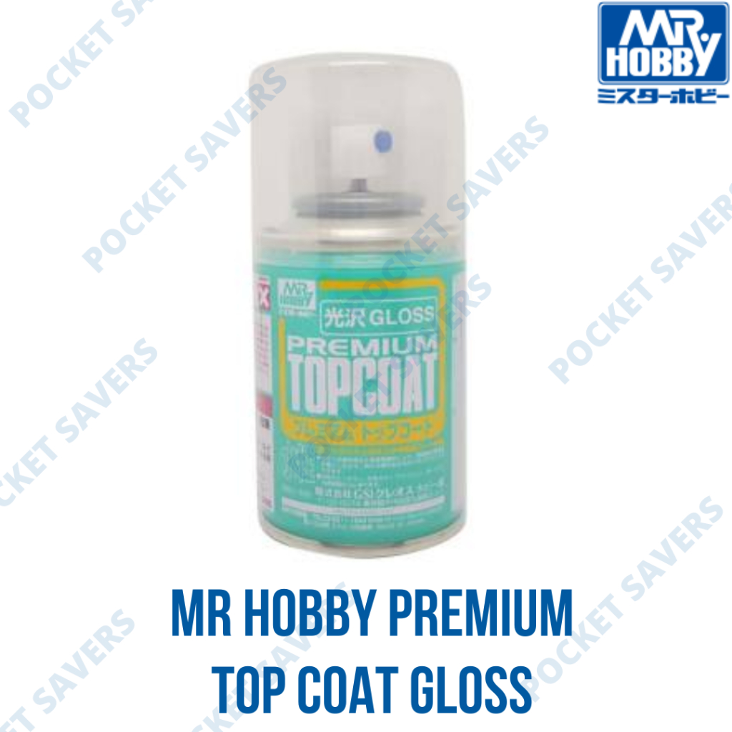 Mr. Hobby Top Coat Premium Gloss 88 ml (Painting Coating Spray Varnish) Shopee Philippines