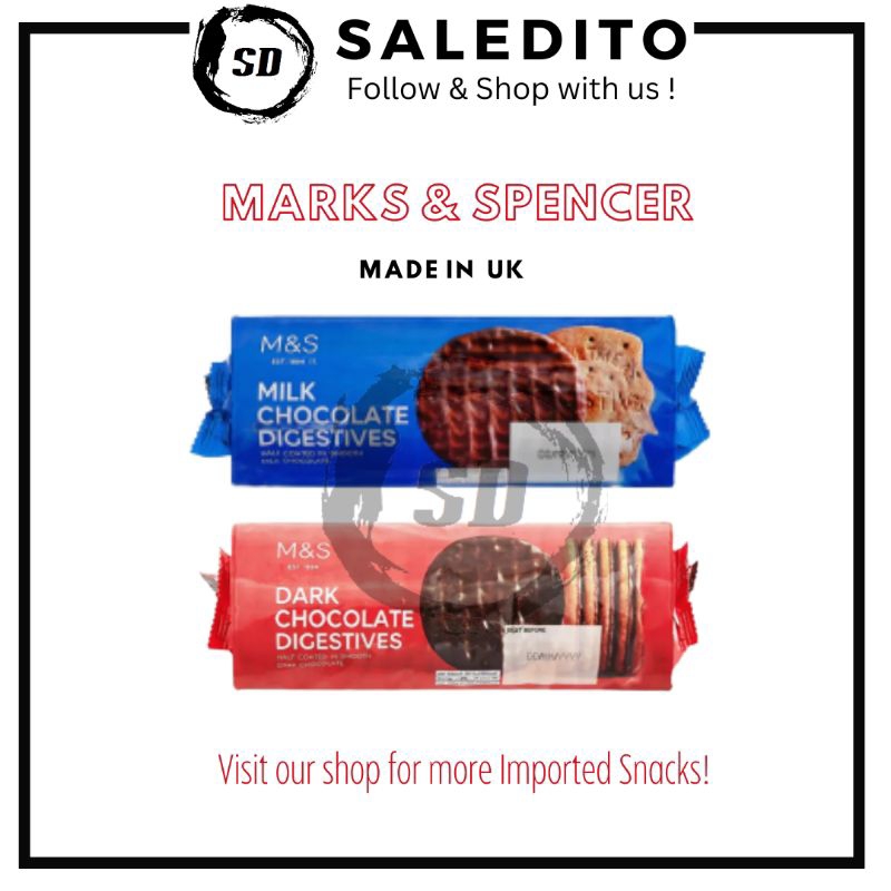 Marks and Spencer Digestives/ Milk Choco Digestive/ Dark Choco