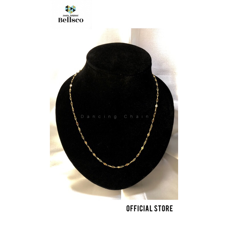 Dancing Chain Necklace Stainless Gold Plated 18 inch Shopee Philippines
