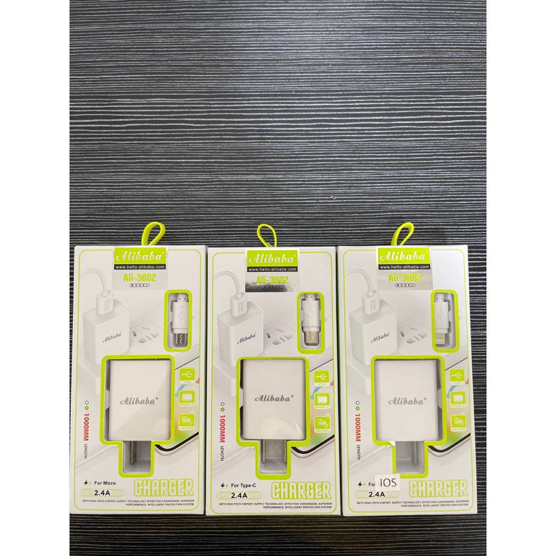 Ali 3602 2.4A fast charge for micro/ios/Type c | Shopee Philippines