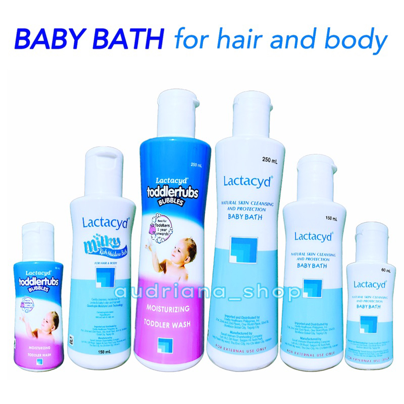 LACTACYD Baby Bath 60mL 150mL 250mL Shopee Philippines