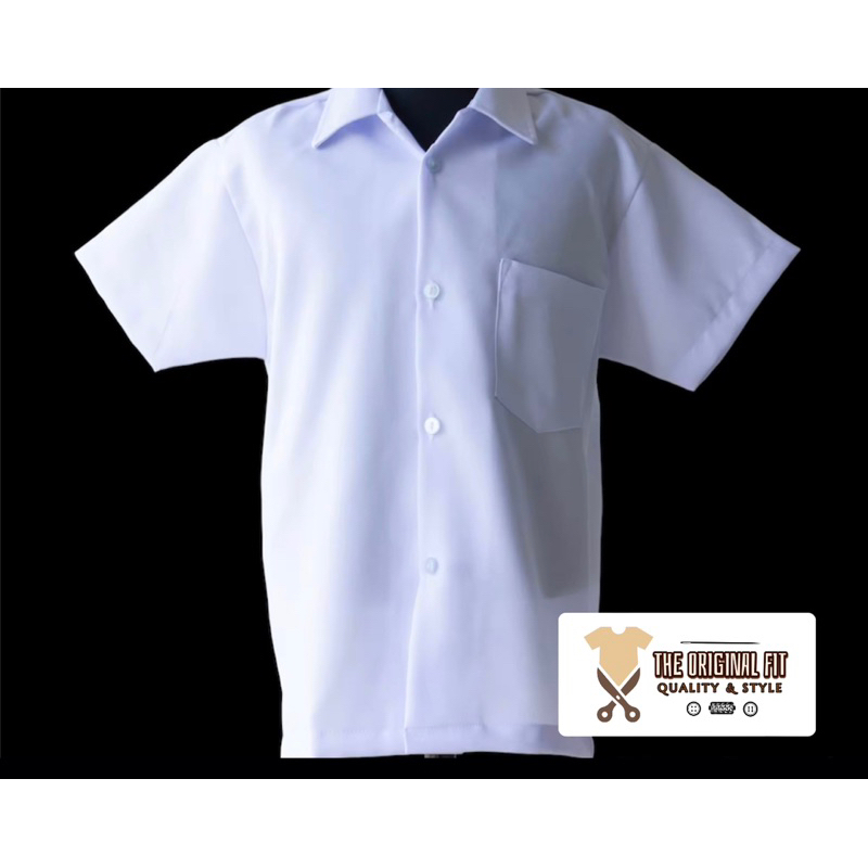 POLO SCHOOL UNIFORM FOR BOYS white Polo straight Katrina Fabric ...