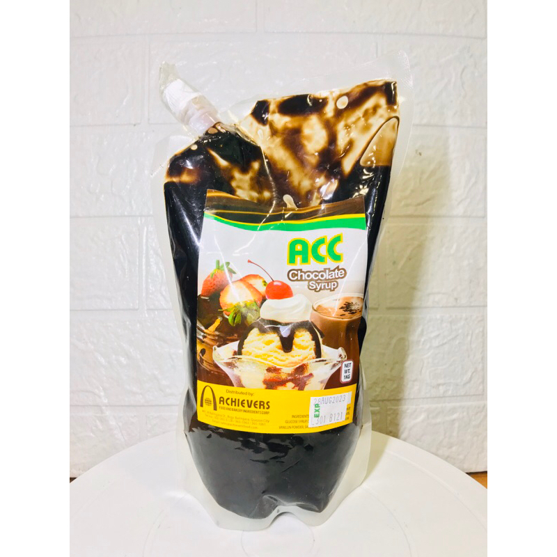 ACC chocolate/caramel syrup (Achievers Food) Shopee Philippines