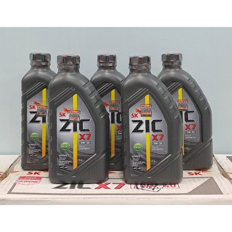 ZIC X7 5w30 Diesel Fully Synthetic 5-Liters | Shopee Philippines