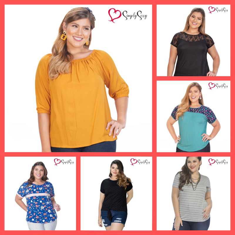 SIMPLY SEXY Plus Size Blouses : Ginabelle Hamilla Helinda Inson ...