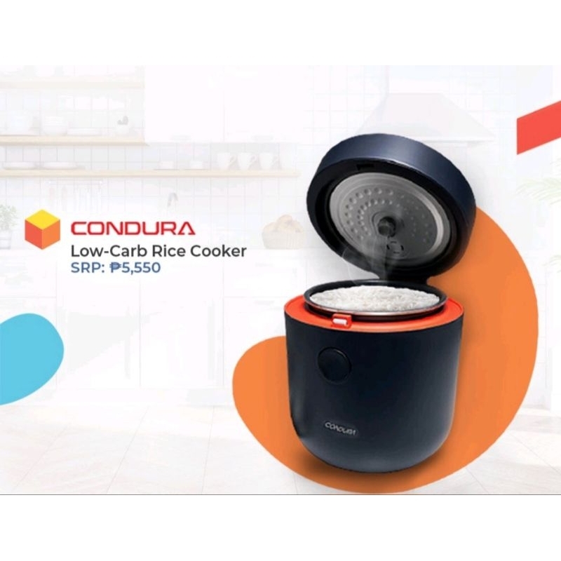 CONDURA LOW CARB RICE COOKER Shopee Philippines