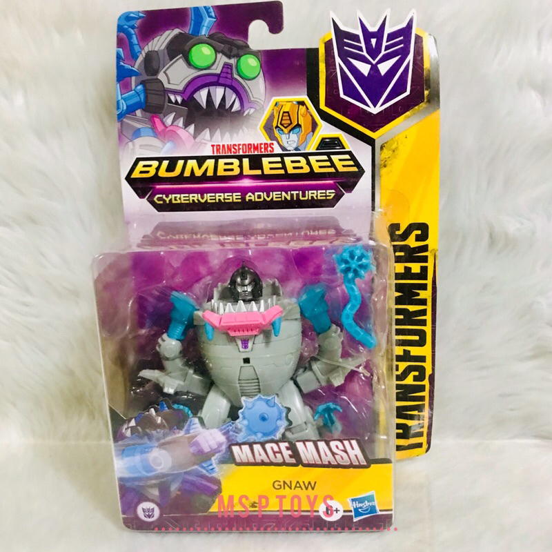 TRANSFORMERS Bumblebee Cyberverse Adventures GNAW Figure Shopee