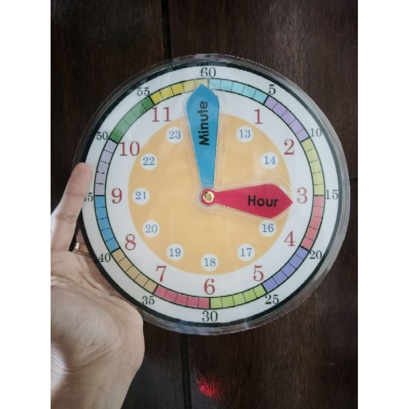 TELLING TIME CLOCK LAMINATED | Shopee Philippines