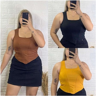 women plus size crop top - Best Prices and Online Promos - Mar 2024