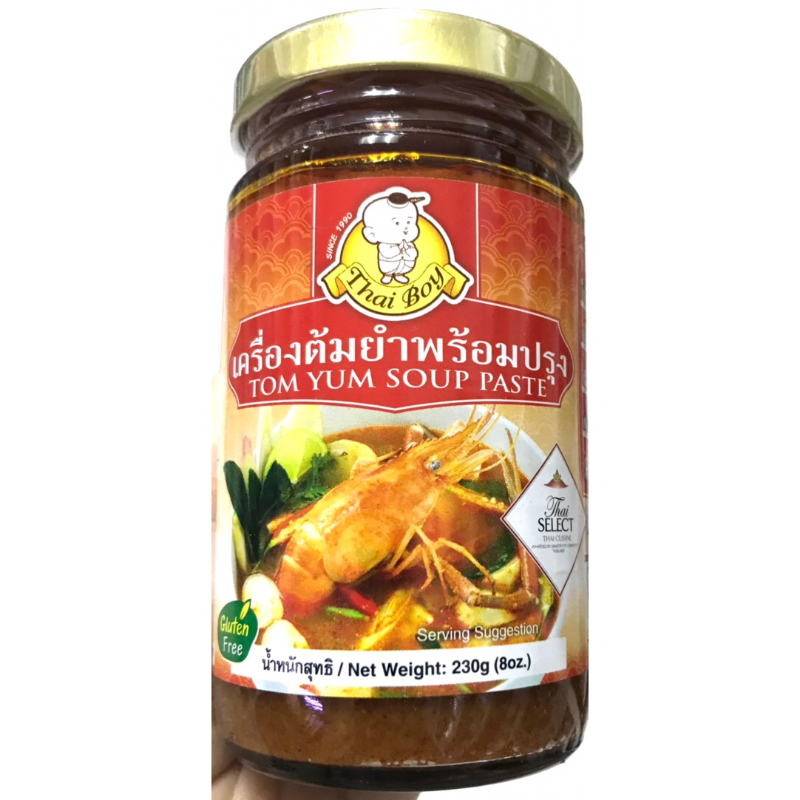 Thai Boy Tom Yum Soup Paste 230g Gluten Free | Shopee Philippines