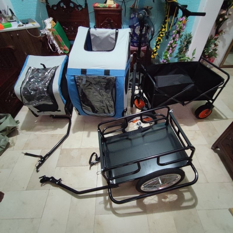 Bike cargo trailer Kids Trailer Bike pet trailer Shopee