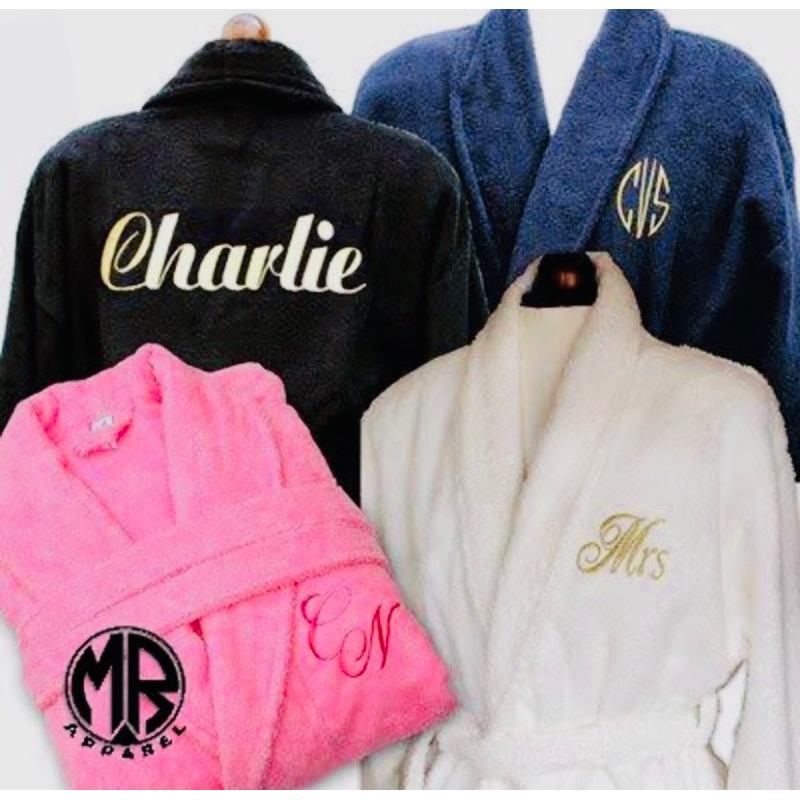 BATHROBE EMBROIREDY (Addons only ) PAKI BASA PO ANG DESCRIPTION