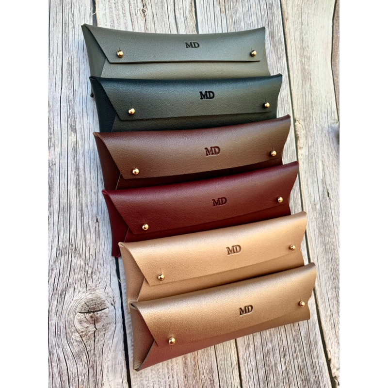PEN POUCH Personalized Pencil Case Custom Leather Stamp Souvenirs ...