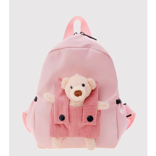 Kids Girls Teddy Bear Backpack Bag | Shopee Philippines