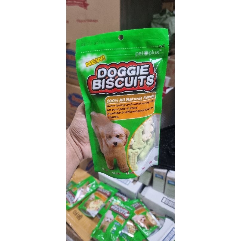 80g/200g Doggie Biscuits Bone and Round Shape | Shopee Philippines