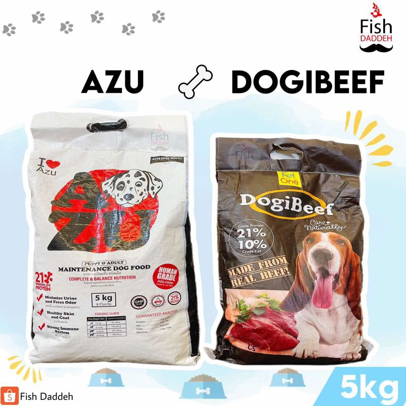 Azu Dogibeef Dog Food 5kg for Puppy & Adult | Shopee Philippines