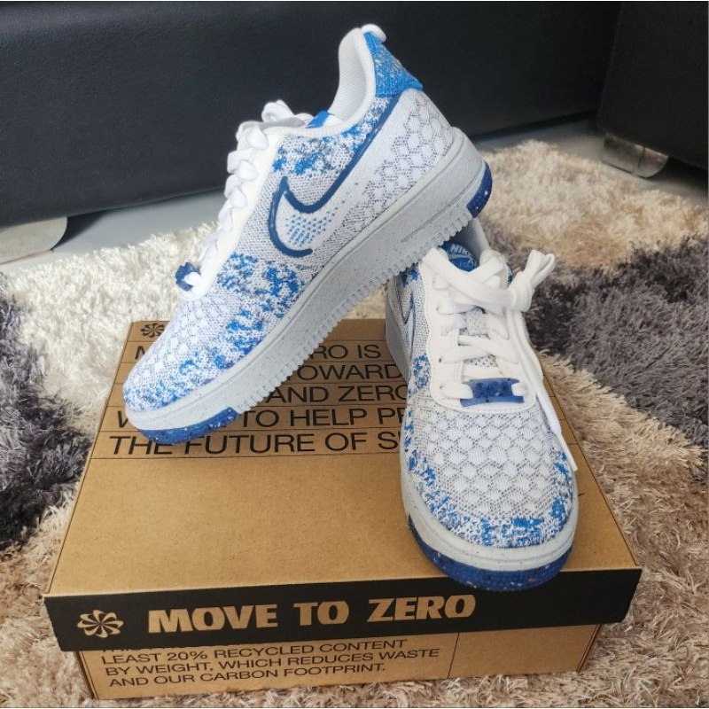 NIKE AIR FORCE 1 CRATER FLYKNIT for Kids Size UK 3 Shopee