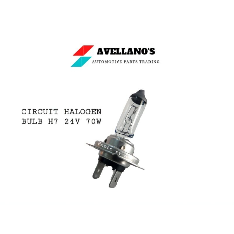 CIRCUIT HALOGEN BULB H7 24V 70W ( SOLD PER PIECE) Shopee Philippines