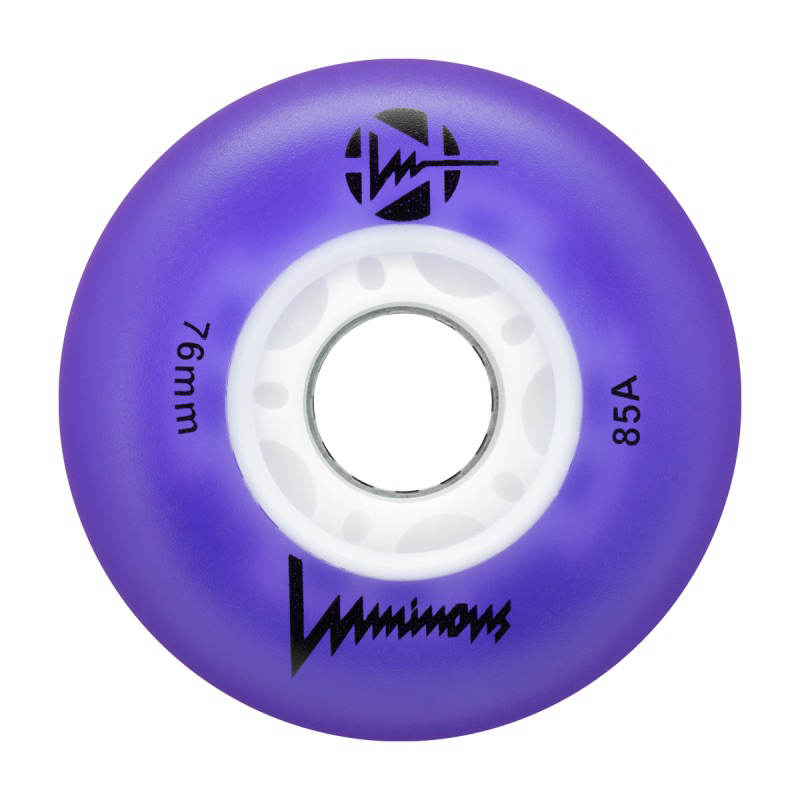 Luminous Inline Skate Wheels 76mm Shopee Philippines