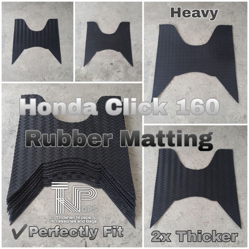 Honda Click 160 Rubber Matting Mabigat at Makapal Made in Marikina