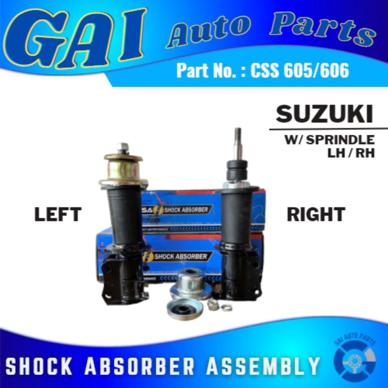 CPSA Shock Absorber Assy for Suzuki w/ Sprindle Left or Right Hand Shopee Philippines