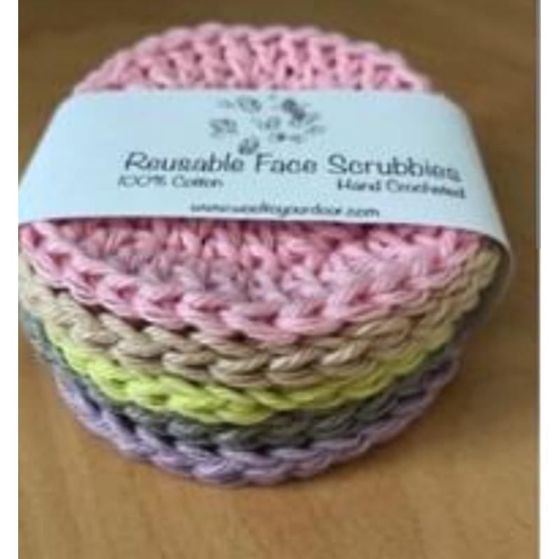 FACE SCRUBBIES 10cm (Crocheted) | Shopee Philippines