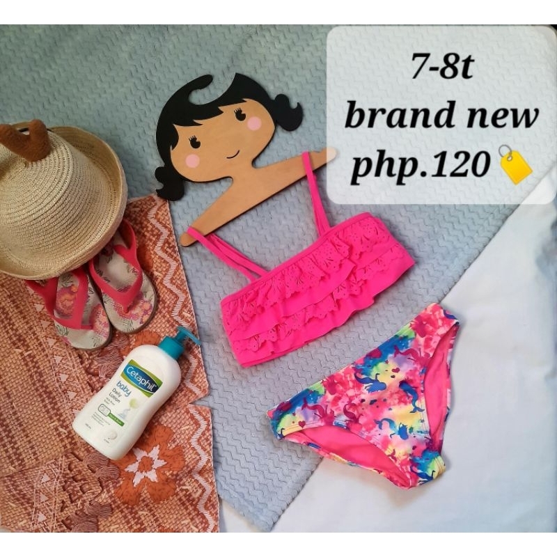 girl (78yrs old) swimwear 2pc mix'n match Shopee Philippines