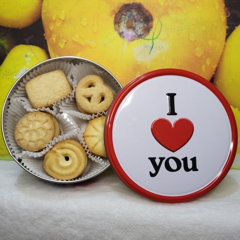 Jacobsen I love you Valentines Tin Can Danish Butter Cookies 150grams Shopee Philippines