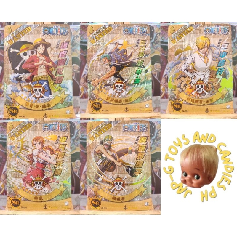 One Piece Strawhat Crew SR Collectible Cards Set (10pcs) | Shopee ...