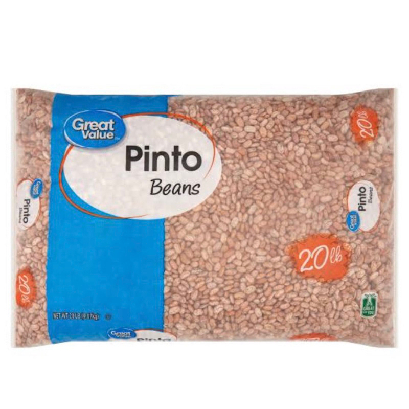 GREAT VALUE PINTO BEANS 20lb / 9+kg Shopee Philippines