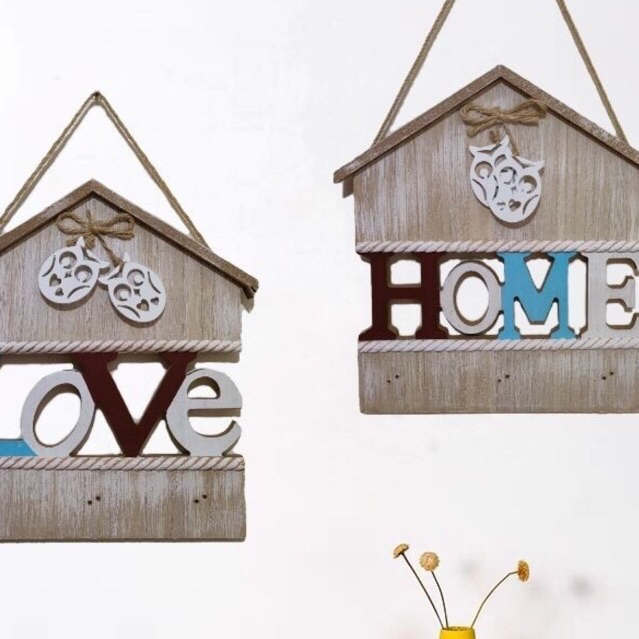 HOME AND LOVE Wood Wall Hanging Decorations in House Design Wall Decor