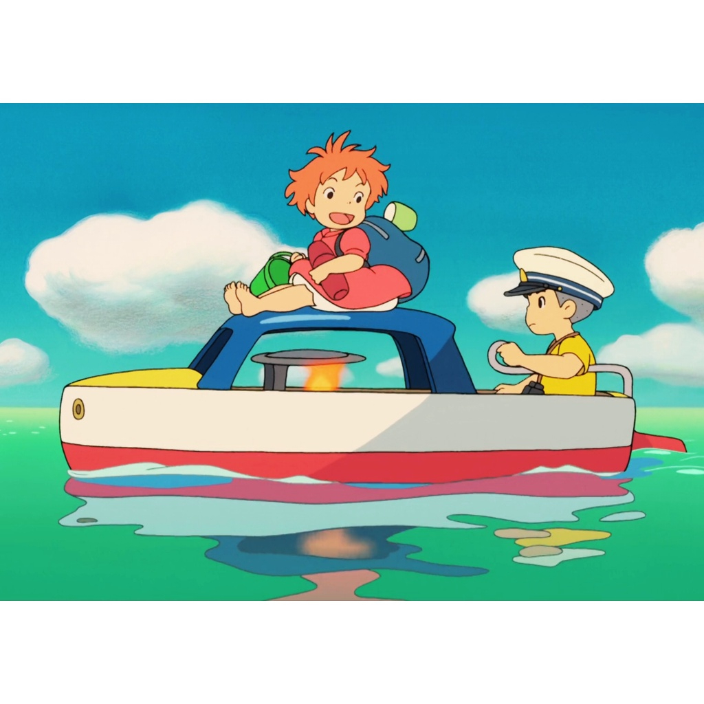 Ponyo Movie Characters Poster A4 Size | Shopee Philippines