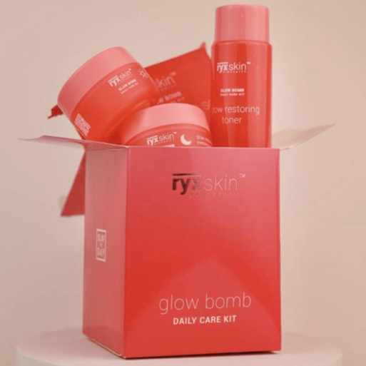 GLOWBOMB CLEARBOMB RYX ADVANCED EXFOLIATING KIT new Packaging