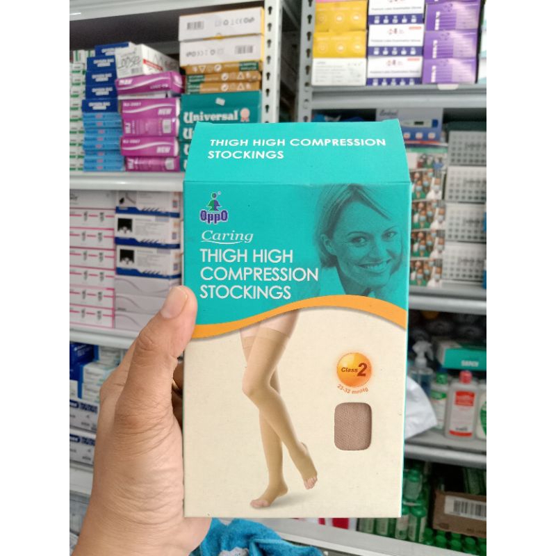 THIGH HIGH COMPRESSION STOCKINGS | Shopee Philippines