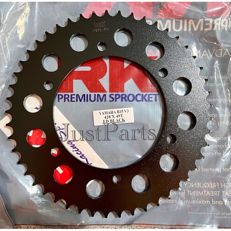 RK RACING CHAIN & SPROCKET SET R15 V3 | MT-15 | XSR155 (428) | Shopee ...
