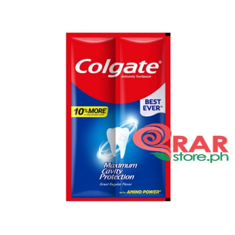 COLGATE TOOTHPASTE TWIN PACK SACHET 22 GRAMS Shopee Philippines