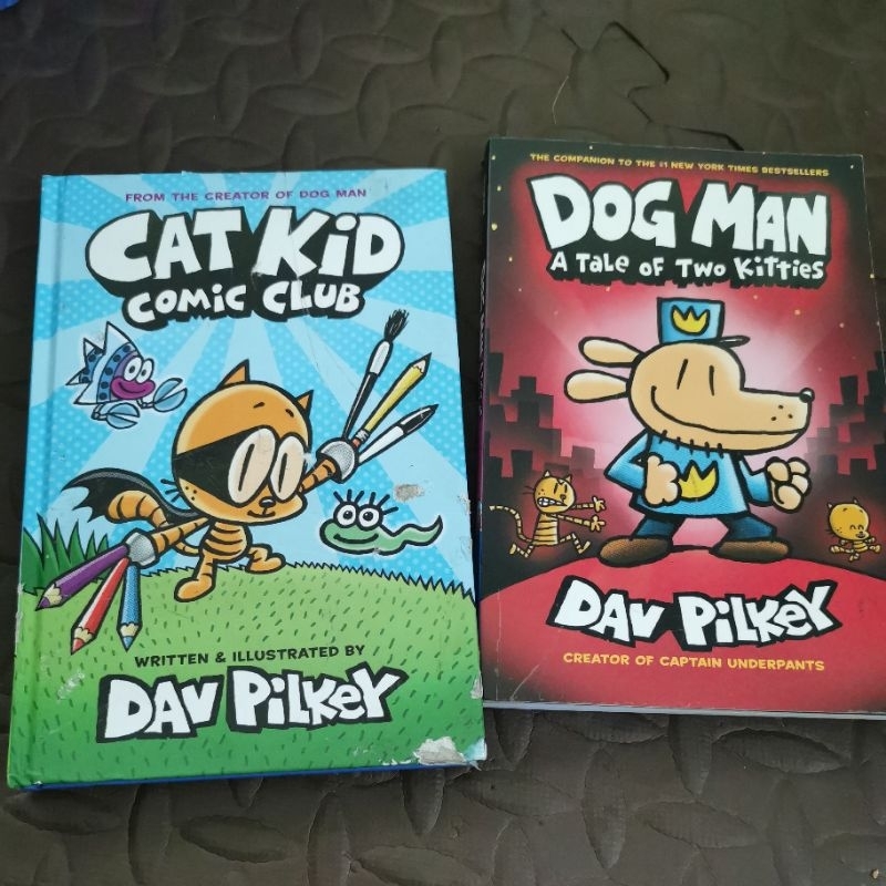 Dog Man Cat Kid by Dav Pilkey | Shopee Philippines