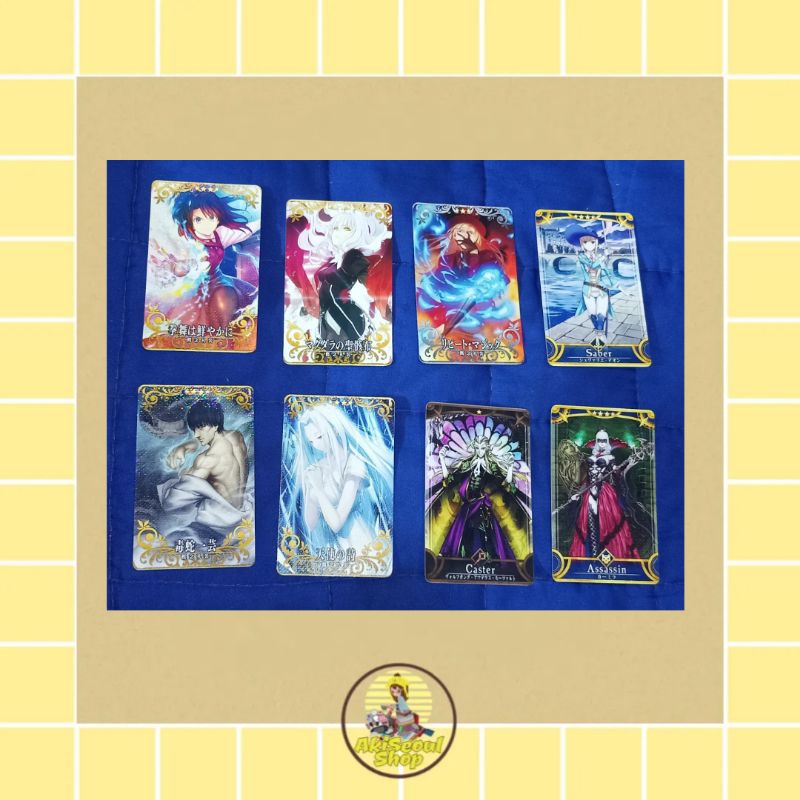 Fgo Fate Grand Order Type Moon Wafer Cards Photocards 