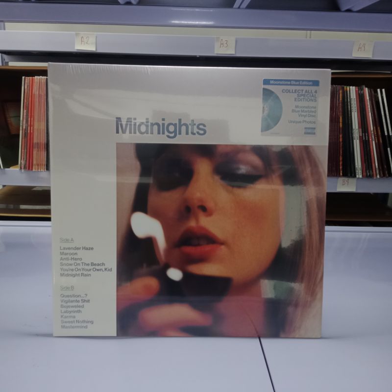 TAYLOR SWIFT Midnights: Moonstone Blue Edition Vinyl | Shopee Philippines