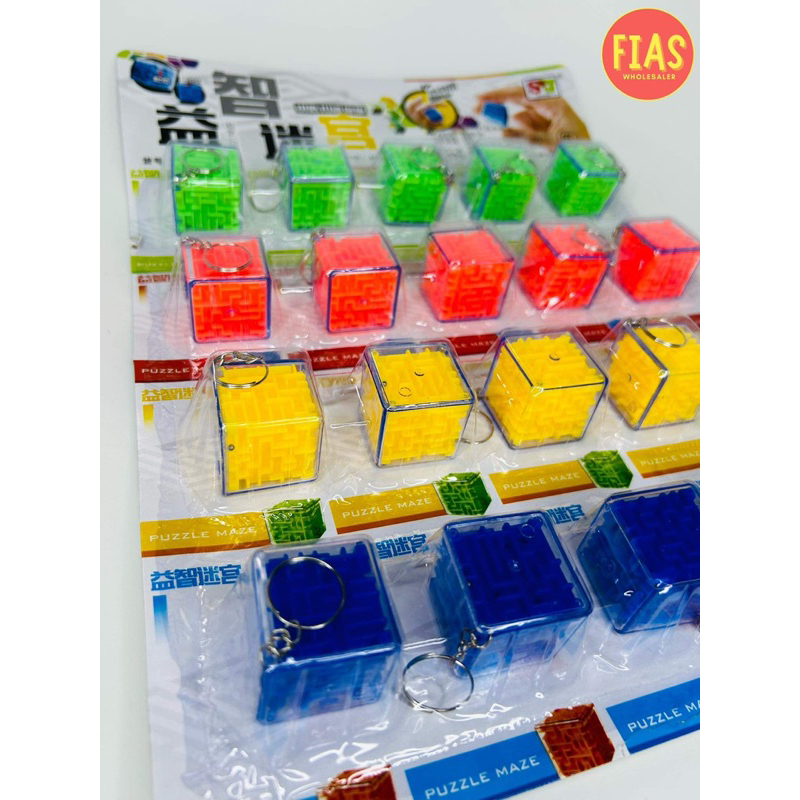 20 Pieces Maze Cube Keychain / Lootbag Treats | Shopee Philippines
