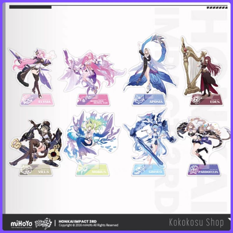 [ON HAND Elysia Pink Elf] Honkai Impact 3rd Official Acrylic Stand ...