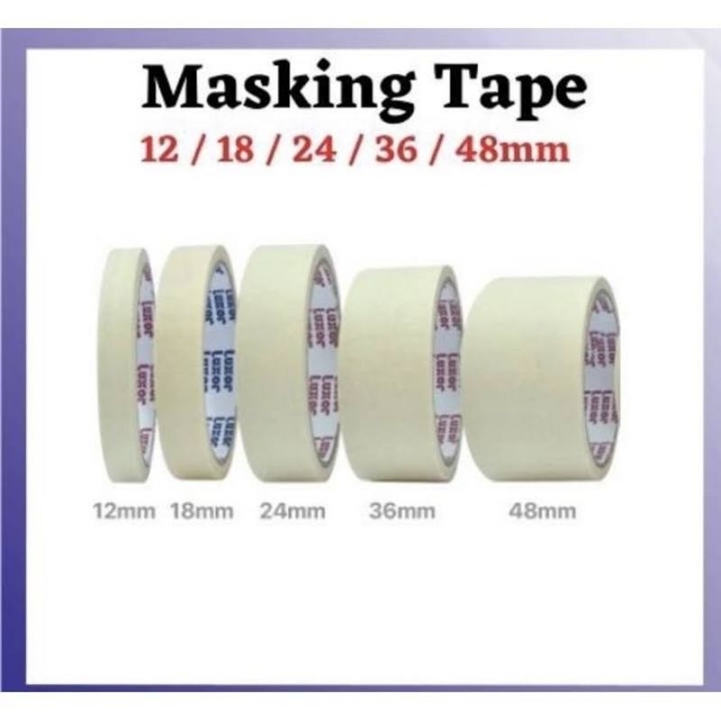 ARMAK Masking Tape (1/2, 3/4, 1', 1'1/2, 2') | Shopee Philippines