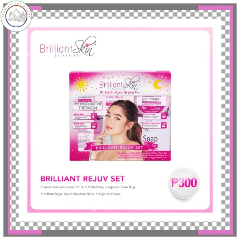 Brilliant Skin Rejuv Set NEW, (With Hydroquinone and Tritenoin)