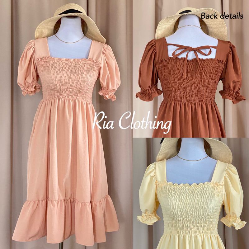 Kairos Cap Sleeve Square Neck Ruffle Knit Dress main image 0
