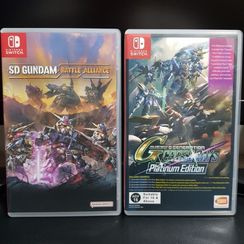 Nintendo Switch Game SD Gundam Battle Alliance and SD Gundam G ...