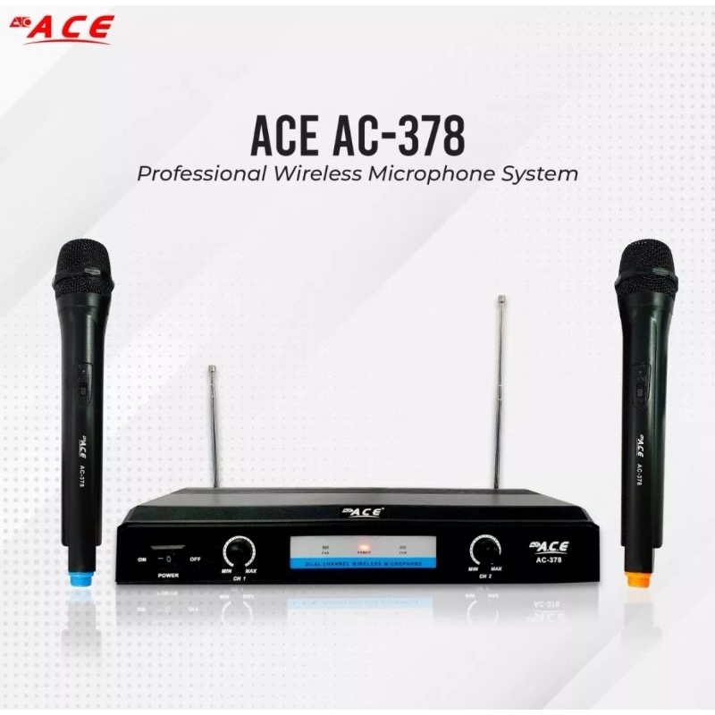 AC-378 Professional Wireless Microphone | Shopee Philippines