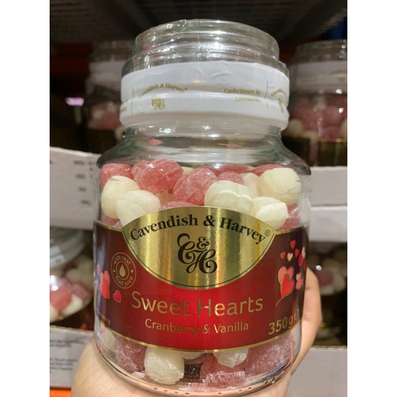 Cavendish & Harvey Sweet Hearts Cranberry & Vanilla Flavoured Candies, 350g Shopee Philippines