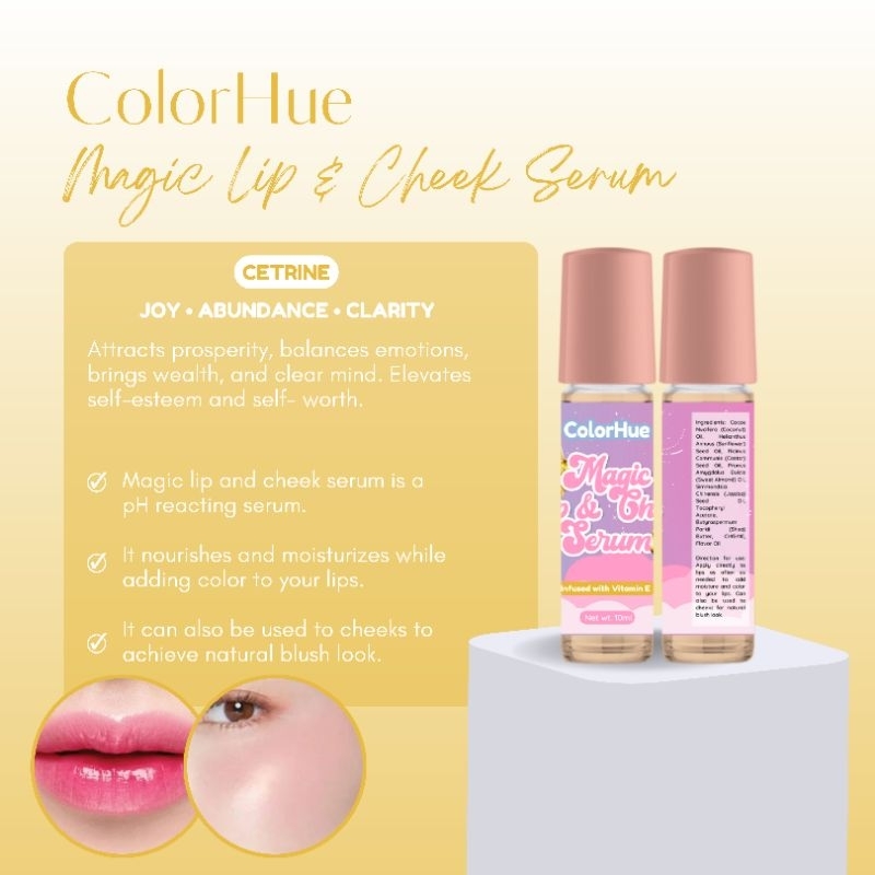 Citrine Magic Lip Serum Lip and Cheek Serum Oil Lip Gloss Shopee