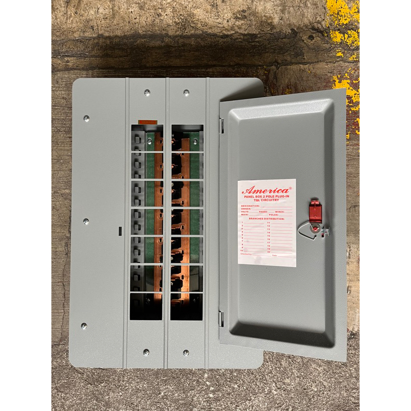 (NEW PACKAGING) America / KOTEN PLUGIN Panel Board/Box Branches 4,6,8,10,12,14,16,18,20 Holes