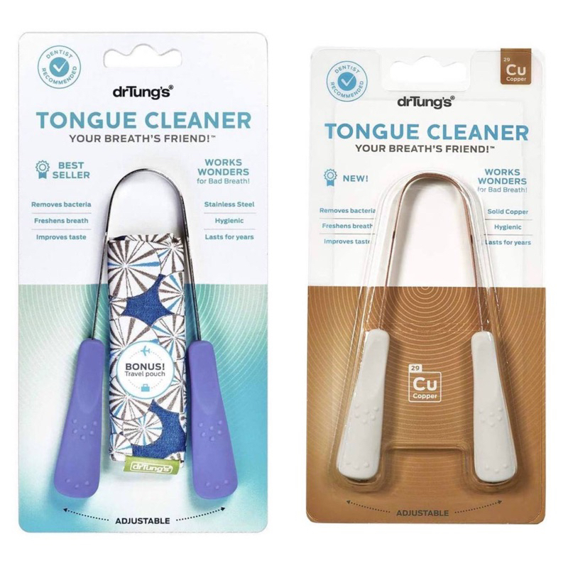 Dr Tung’s Stainless / Copper Tongue Scraper Tongue Cleaner Shopee